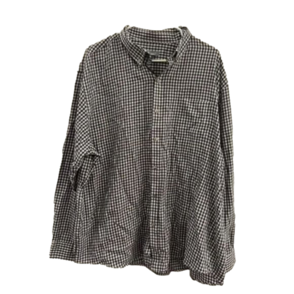 Van Huesen Plaid Long Sleeve Button Down Shirt